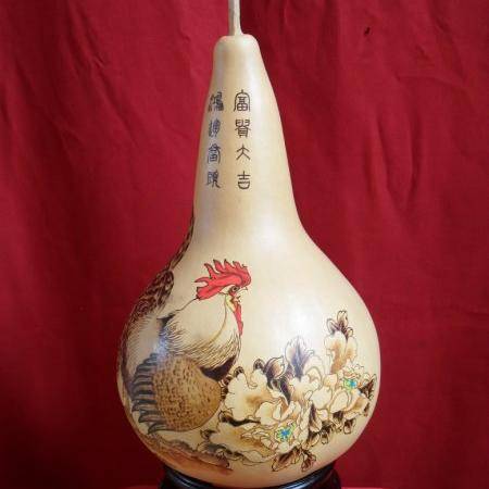 烙畫(huà)葫蘆 富貴大吉的傳統(tǒng)工藝之美